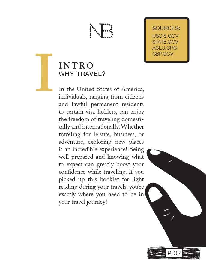 Navigating Borders Zine gallery image