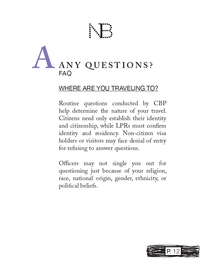 Navigating Borders Zine gallery image